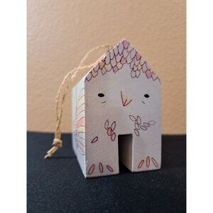 Regina Groleau Crate & Barrel 2014 Birdhouse Ornament